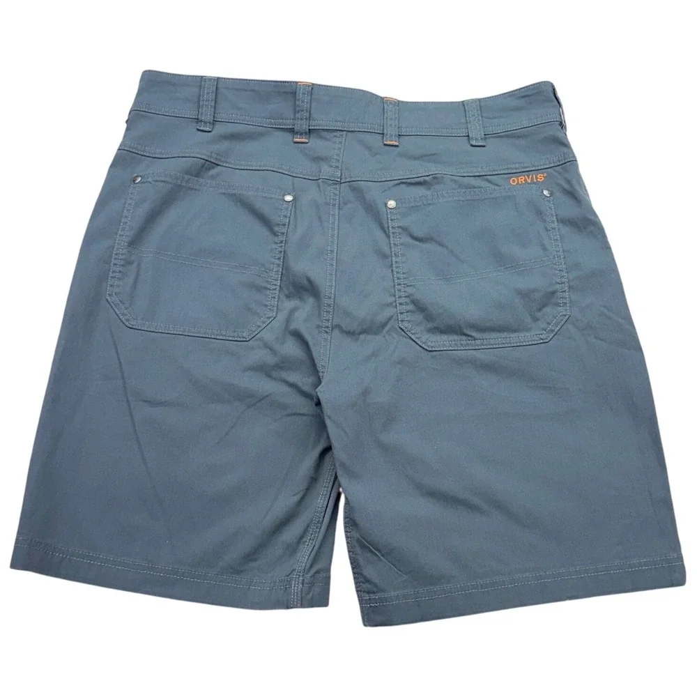 Orvis Shorts Mens 36 Blue Jackson Quick-Dry Outdoor Hiking Utility